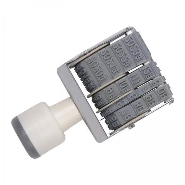 2x8 digits Roller Stamp Fittings Business Stamp for DIY Craft Card Making