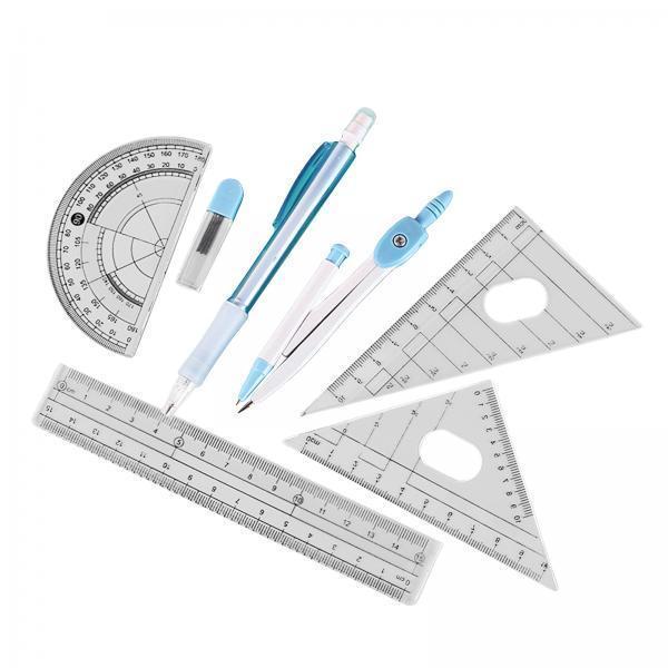 3xCompass Compasses Pen Set Pencil Lead for Study Office Supplies Drawing