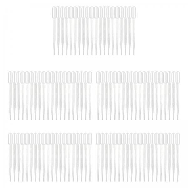 2x100 Pieces Disposable Eye Dropper Transfer Graduated Pipettes Small Home Use 3mL