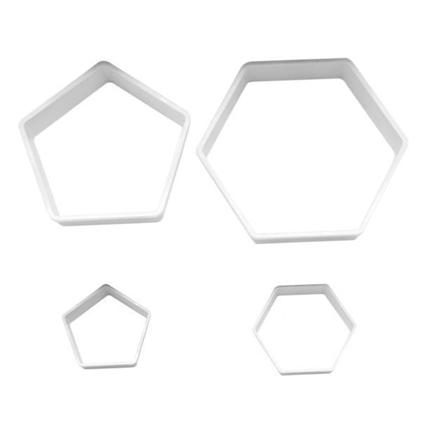 3xFootball Cookie Pastry Biscuit Cutter Fondant Cake Decorating Mold Tools