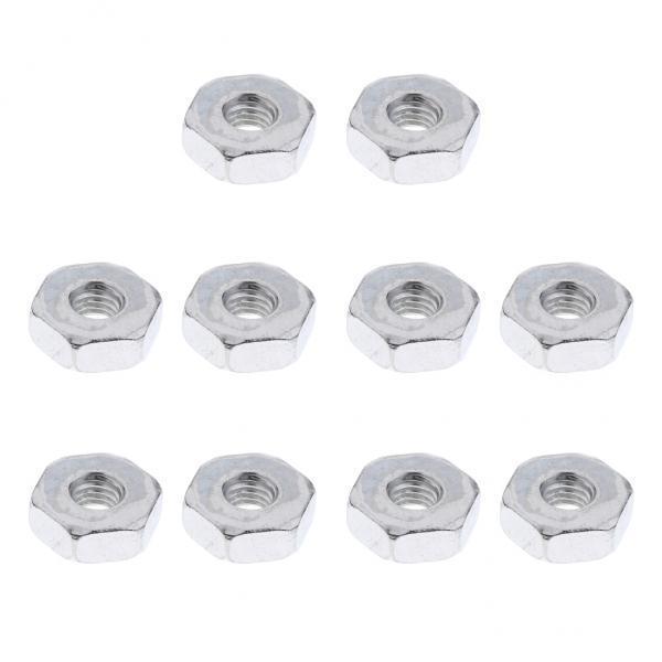 2x10Pieces Bar Nuts for STIHL MS170 MS171 MS180 MS181 MS192 MS200 MS210 MS260
