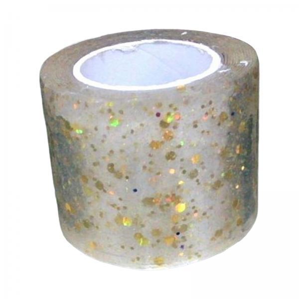 2xNano Glitter Tape Traceless Reusable for Pinch Toy Making Home Handmade Ball 0.7mmx3cmx2m