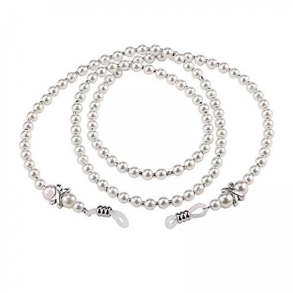 3xBeaded Eyeglass Chain Glasses Chain Necklace for Wedding Thanksgiving Outing