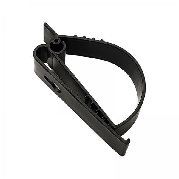 4xMultifunctional Belt Clamp Premium Labor Protection for Helmet Keychain Black