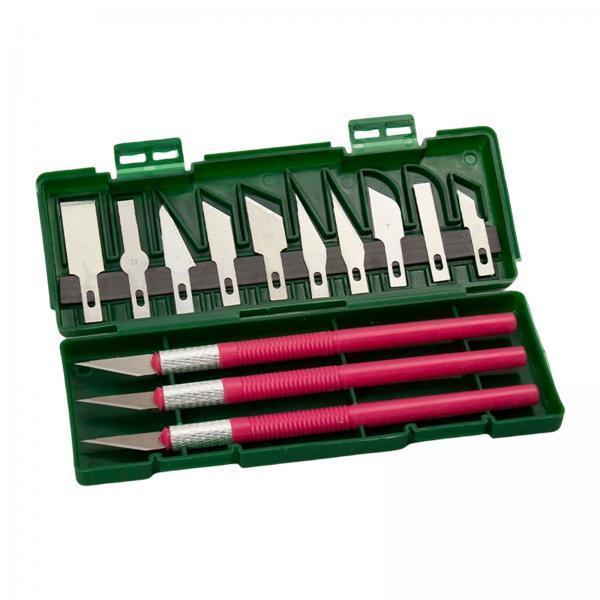 2x13Pcs Precision Knife Set Replacement Blade for Scrapbook Drawing Paper Rose Red