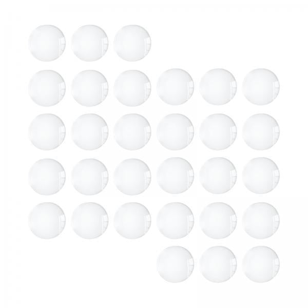 3xHalf Round Flatback for Jewelry Making DIY Crafts Glass Cabochons Dome Tiles 16mm 30pcs