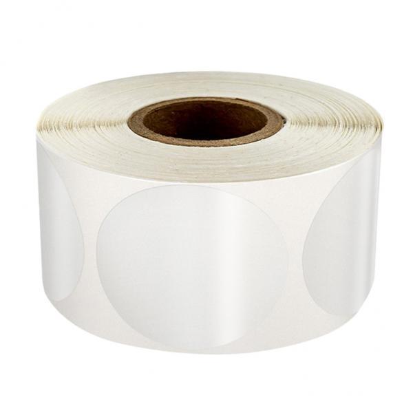 3x1 Roll of 500pcs Round Blank Kraft Stickers Self Adhesive Labels DIY Craft