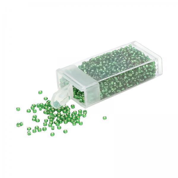 4x1000Pcs Glass Seed Beads Kit 2mm Craft Beads for Crafting DIY Jewelry Making Green