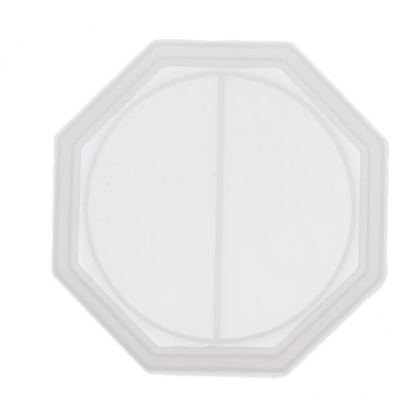 3xSilicone Coaster Molds Resin Casting Moulds for DIY Jewelry Making 13.2cm