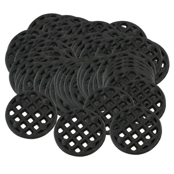 2xPlastic Drainage Mesh Sheet Bonsai Flowerpot Bottom Net 2.5cm_100Pcs