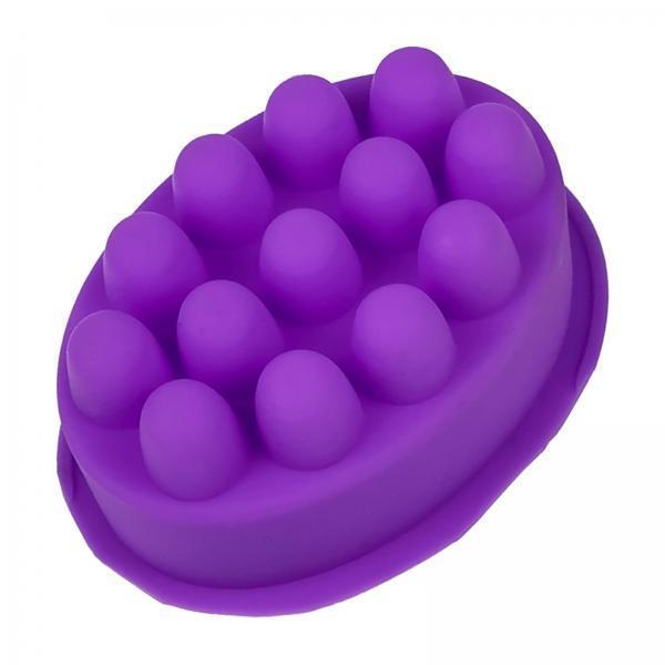 4xSilicone Massage Soap Mold Mould for DIY Craft Polymer Clay Candle Making
