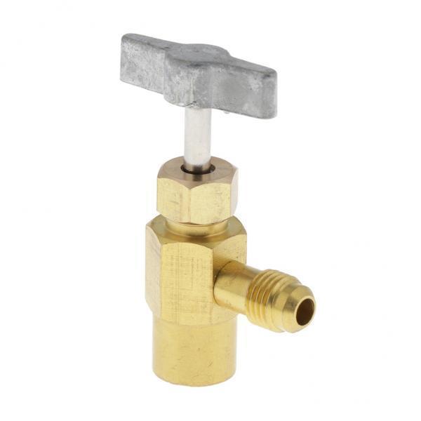 2xR134a AC Refrigerant Can Bottle Tap Opener Dispenser 1/2 ACME Thread