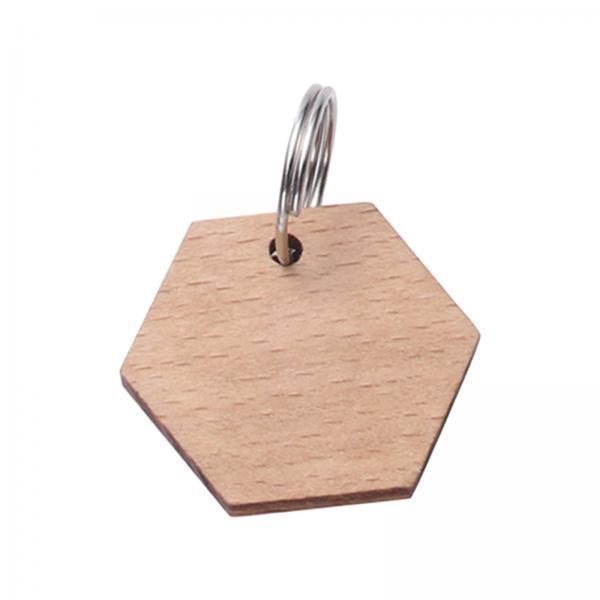 4xUnfinished Dog Tag Identification Tag Prevent Pet Lost Personalized Pets Tag Hexagon 3x2.55x0.2cm