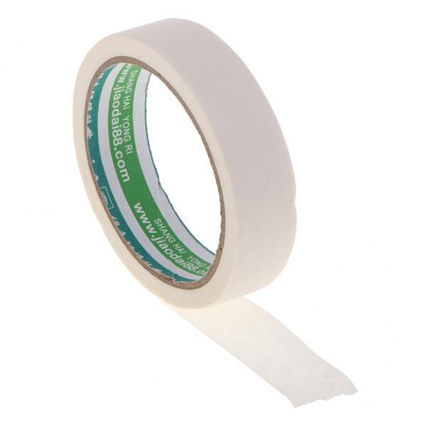 2xWritable Masking Tape Roll White for Home Office Labels DIY Decoration 24mm