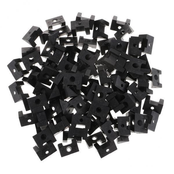 2x100 Pcs Plastic Picture Photo Frame Turn Buttons Fasteners Framing Supplies