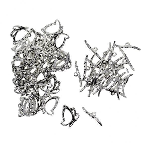 3x30 Sets Tibetan Silver Toggle Clasps Hooks Connectors