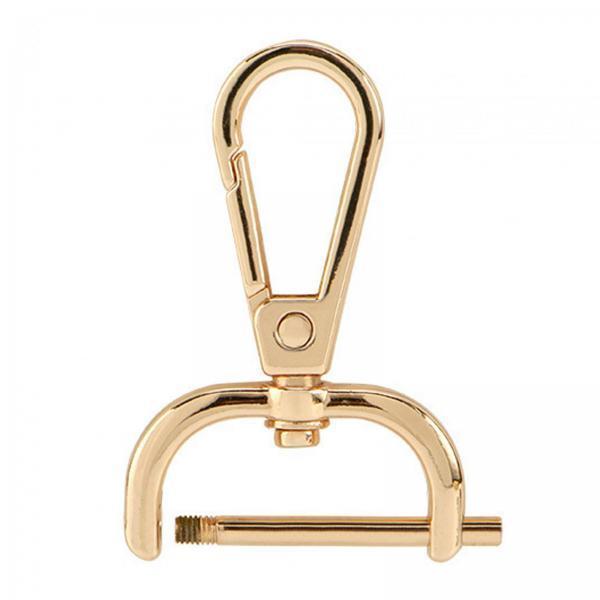 3xSwivel Snap Hooks Replacement DIY Crafts Trigger Clips Swivel Lobster Clasps 25mm Gold