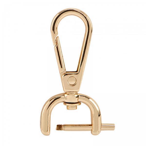 4xSwivel Snap Hooks Replacement DIY Crafts Trigger Clips Swivel Lobster Clasps 16mm Gold