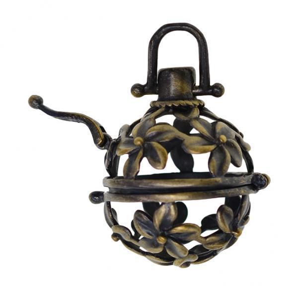 3xAntique Beads Cage Charms Locket Pendant for DIY Necklace Jewelry Findings