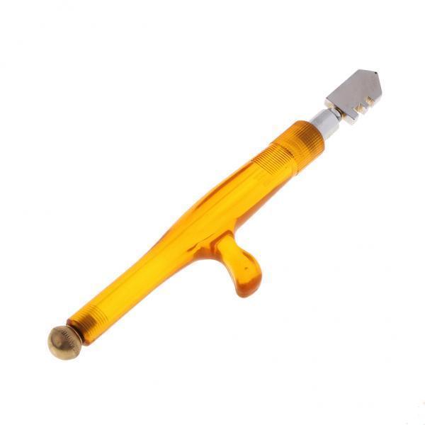 2xDiamond ROLLING WHEEL Anti slip Handle Oil Feed Glass Cutting Cutter Tool