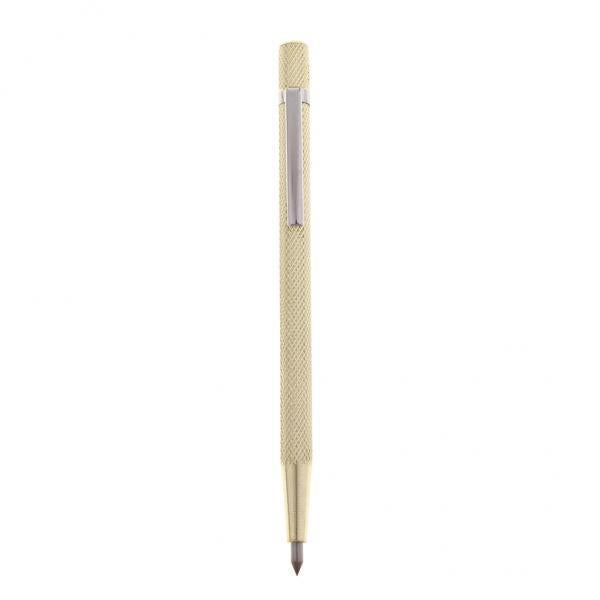 2x1Pcs Tungsten Carbide Tip Scriber Pen for Glass Ceramics Cutter Tool Golden