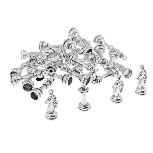 3x30Pieces Charms DIY Jewelry Making Accessory Draughts Pendents for Earings