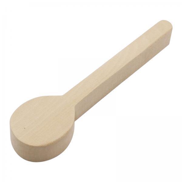 4xPortable Wooden Carving Spoon Blank Unfinished Beech Walnut for Starter 11cm