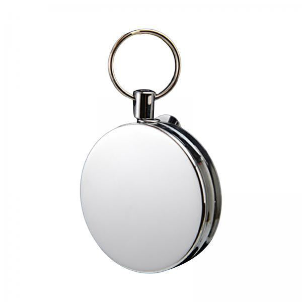 2xRetractable Key Chain Alloy Key Chain Reel Clip Students Heavy Duty Portable