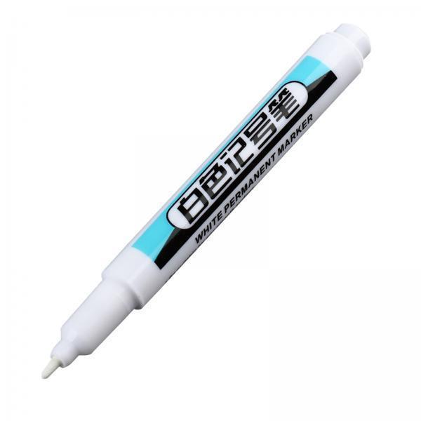 4xWhite Marker Paint Pen DIY Crafts Bathroom Water Resistant Carpentry Kitchen 1.0mm