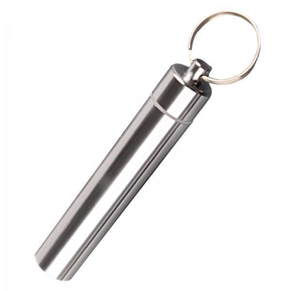 4xPortable Pill Case Keychain Travel Pill Containers for Camping Picnic Office