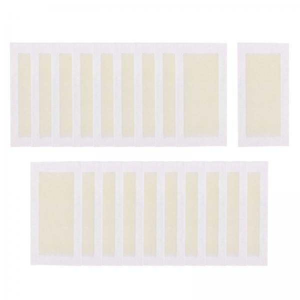 4x20x Wax Strips Disposable All Skin Types Gentle for Legs Underarms Arms yellow