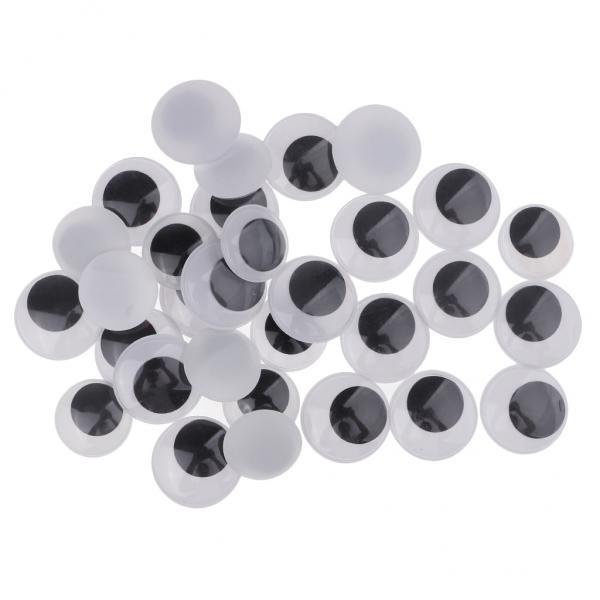 4x150 Pieces Self Adhesive Wiggle Googly Eyes DIY Toys Scrapbooking Accessory