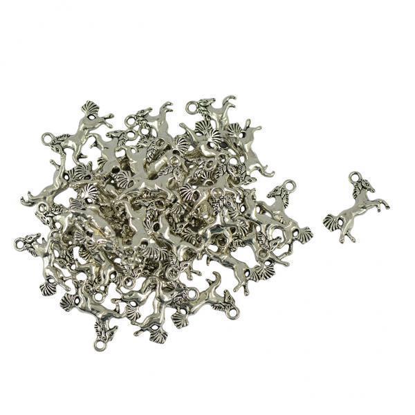 3x30pcs tibetan Silver Equestrian Horse Charms Pendants for DIY Jewelry Making