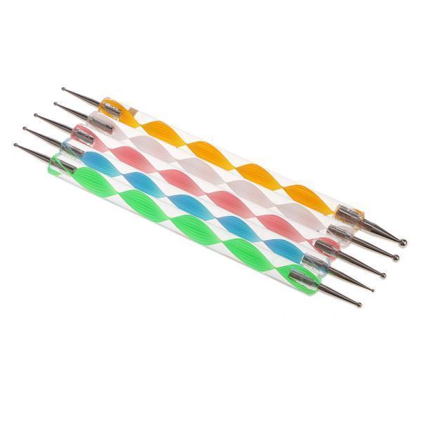 4x5 Pcs Spiral Head Pen Drill Point Needle Nail Art Tools & DIY Clay modeling