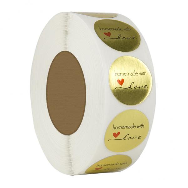 2x500Labels Paper Stickers Food Wrapping Seal Labels Wedding Shower Packaging