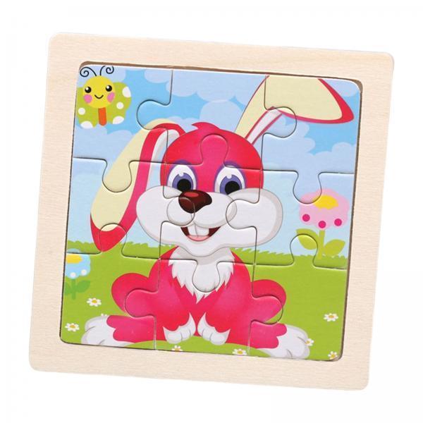 2xRabbit Bunny Jigsaw Puzzle Learning Activities for Kids Toddlers Easter Gift