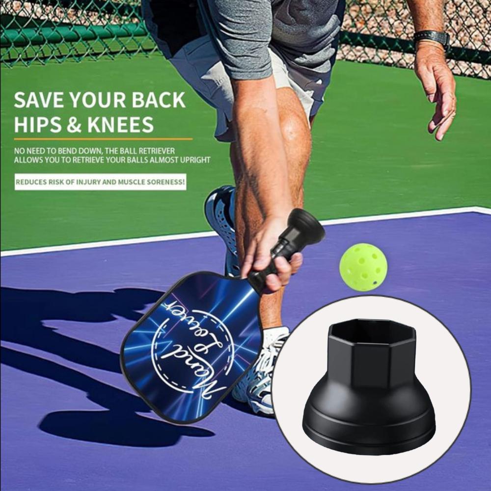 2xPickleball Retriever Pickleball Picker Upper Portable for Pickleball Paddles 1pcs