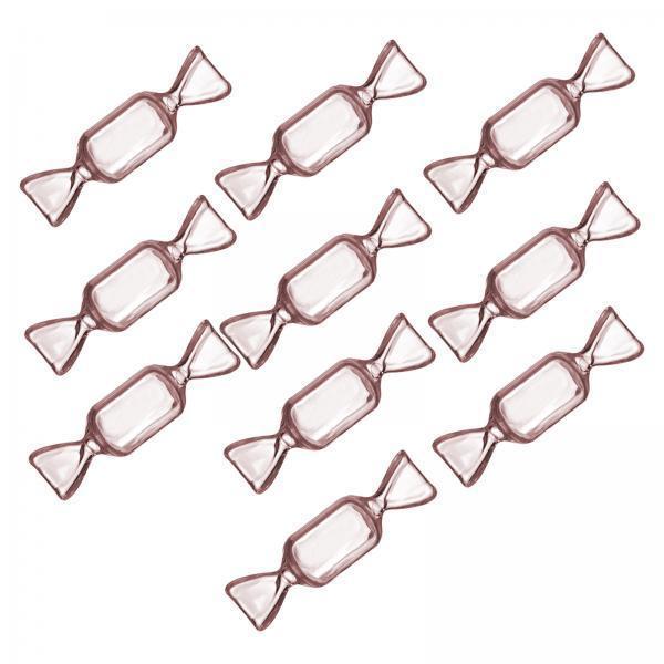4xCandy Shaped Mini Necklace Organizer Earrings Necklace Storage Pink