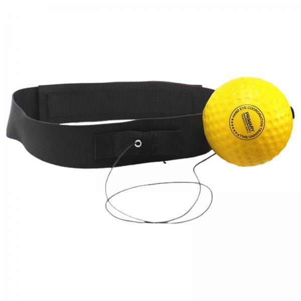 2xBoxing Reflex Ball Hand Eye Coordination Training Reflex Punching Fight Ball Yellow Ball 20g