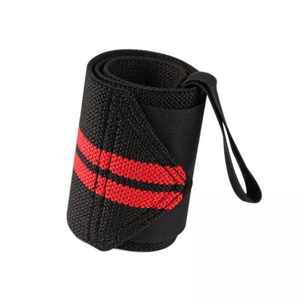 2xWrist Wraps Weightlifting Women Unisex for Weight Bearing Strain Working Out Red