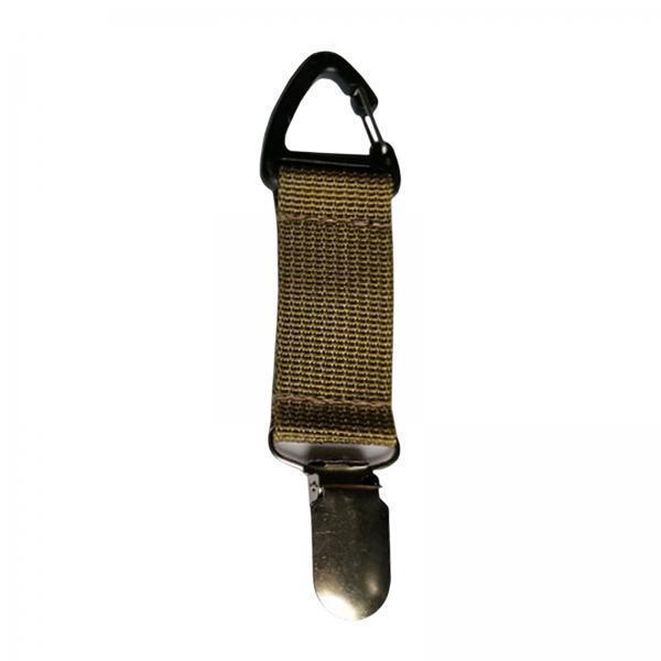2xHat Clip for Travel Bag Hands Free Duckbill Hat Clip for Totes Luggage Purse Khaki