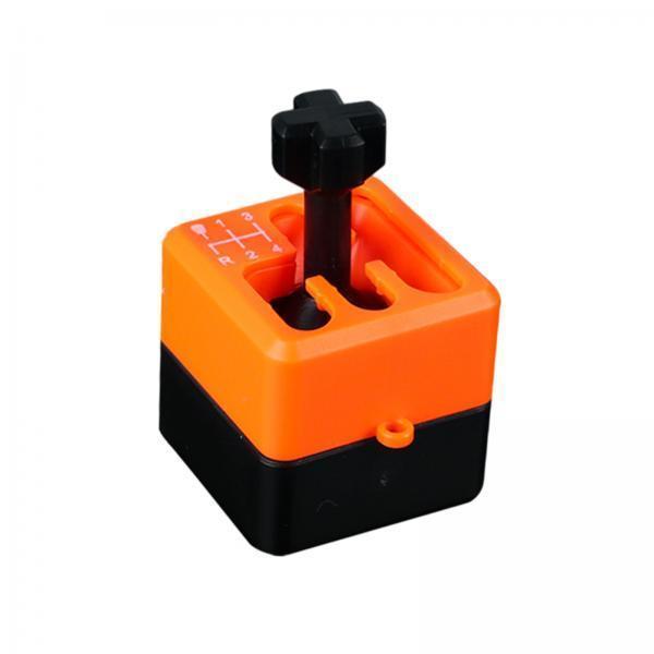3xGearbox Shifter Keychain Small Car Shifter Keyring for Daddy Kids and Adults Orange