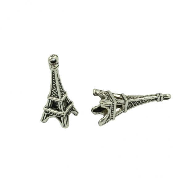 3x30 Pieces Tibetan Silver 3D Eiffel Tower Dangle Charms Jewelry DIY Makings