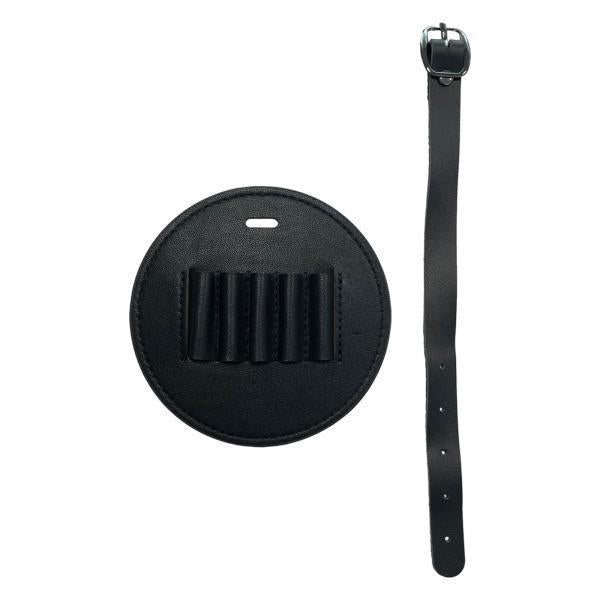 4xPortable Golf Tee Holder Hanging Strap Waist Pack PU Golf Tee Pouch Bag Black