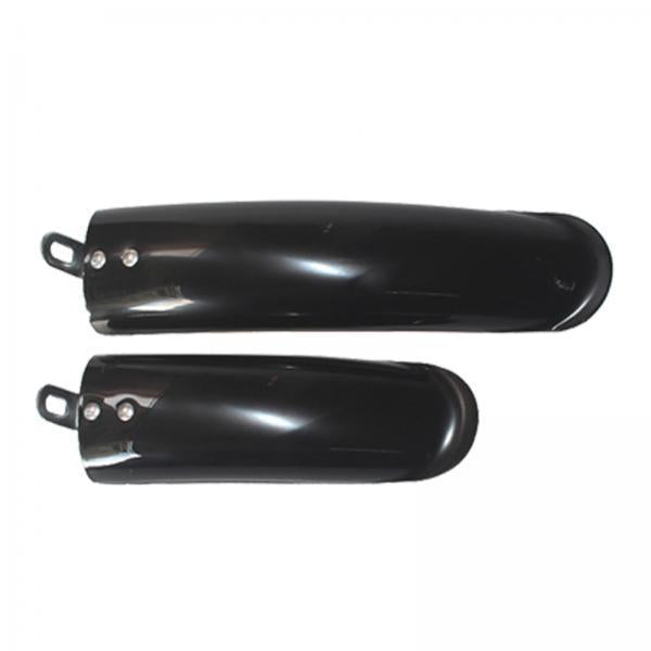 3x2Pcs Folding Bike Mudguard Mud Guard Front Rear Fenders Cycling Parts Black 14inch