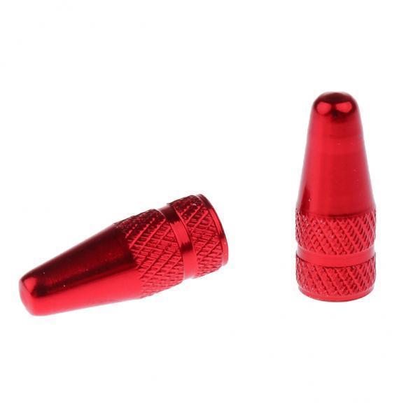 3x2pcs Cycling MTB Bike Aluminum Alloy Presta Valve Cap Dust Cover Rose