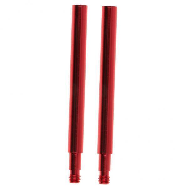 2x2pcs Cycling Bike Bicycle Presta Valve Extensions Extender 70mm Red