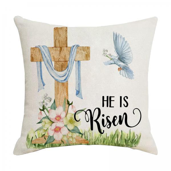 3xEaster Pillow Cover Easter Decor Holiday Decor Home Decor Easter Pillow Case Style D