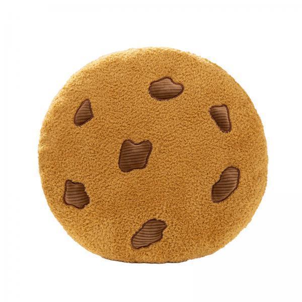 2xChocolate Chip Cookies Pillow Chair Cushion for Dorm Dining Chair Living Room Diameter 10cm