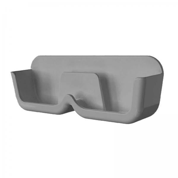 2xEyeglasses Holder Wall Mount Durable Stylish for Tabletop Showcase Apartment Gray